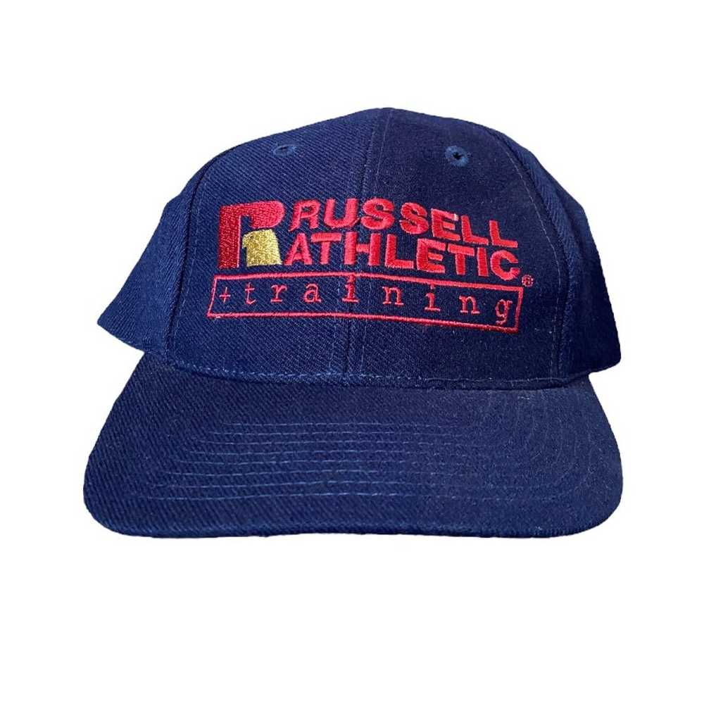 Vintage Russell Athletic Training Navy Blue Strap… - image 1