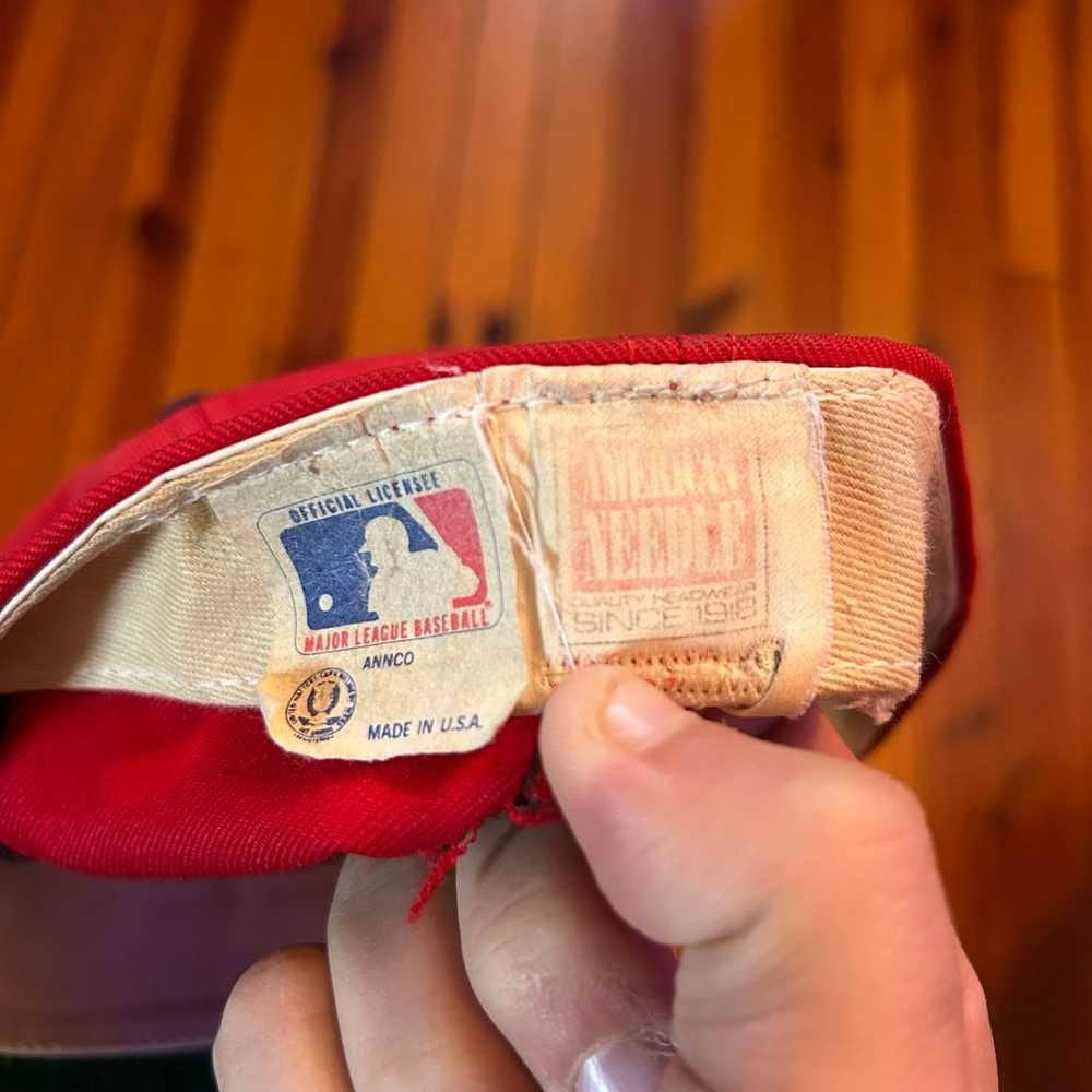Vintage Boston Red Sox Hat Made in USA - image 2