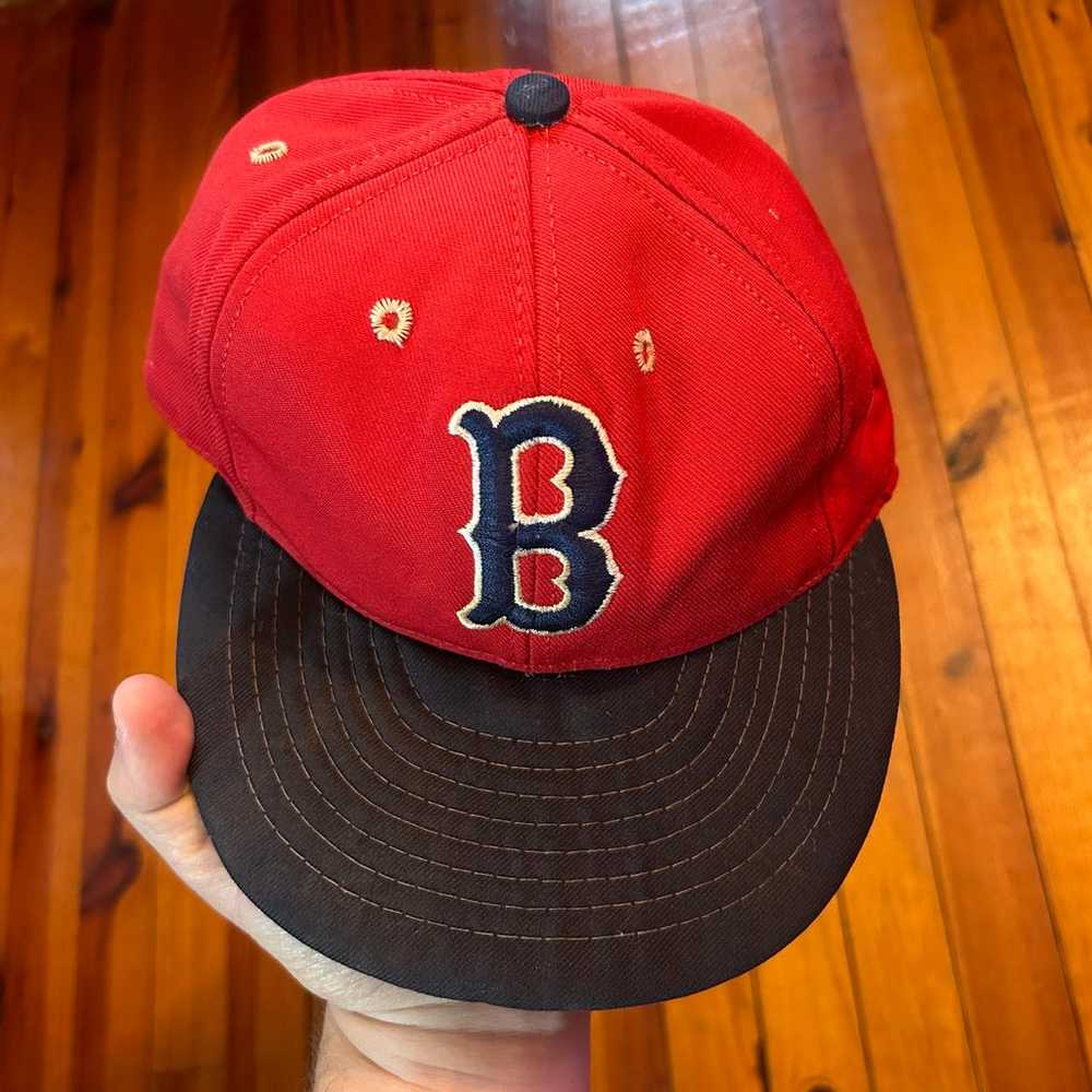 Vintage Boston Red Sox Hat Made in USA - image 3
