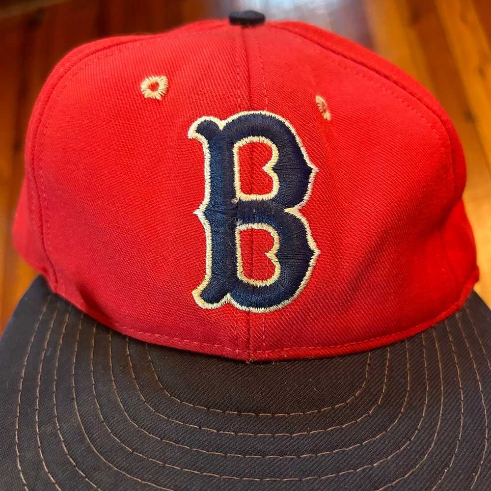 Vintage Boston Red Sox Hat Made in USA - image 4