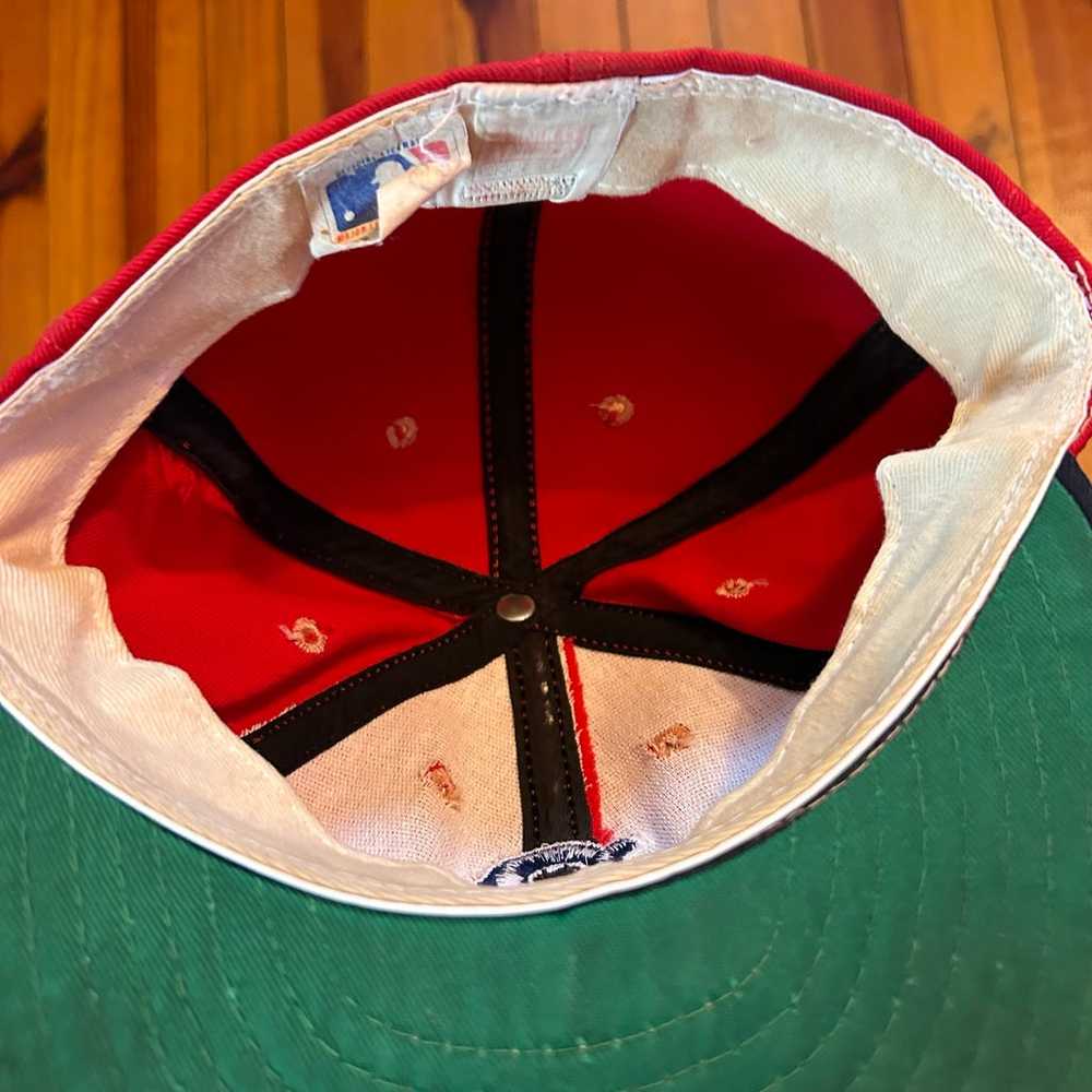 Vintage Boston Red Sox Hat Made in USA - image 8
