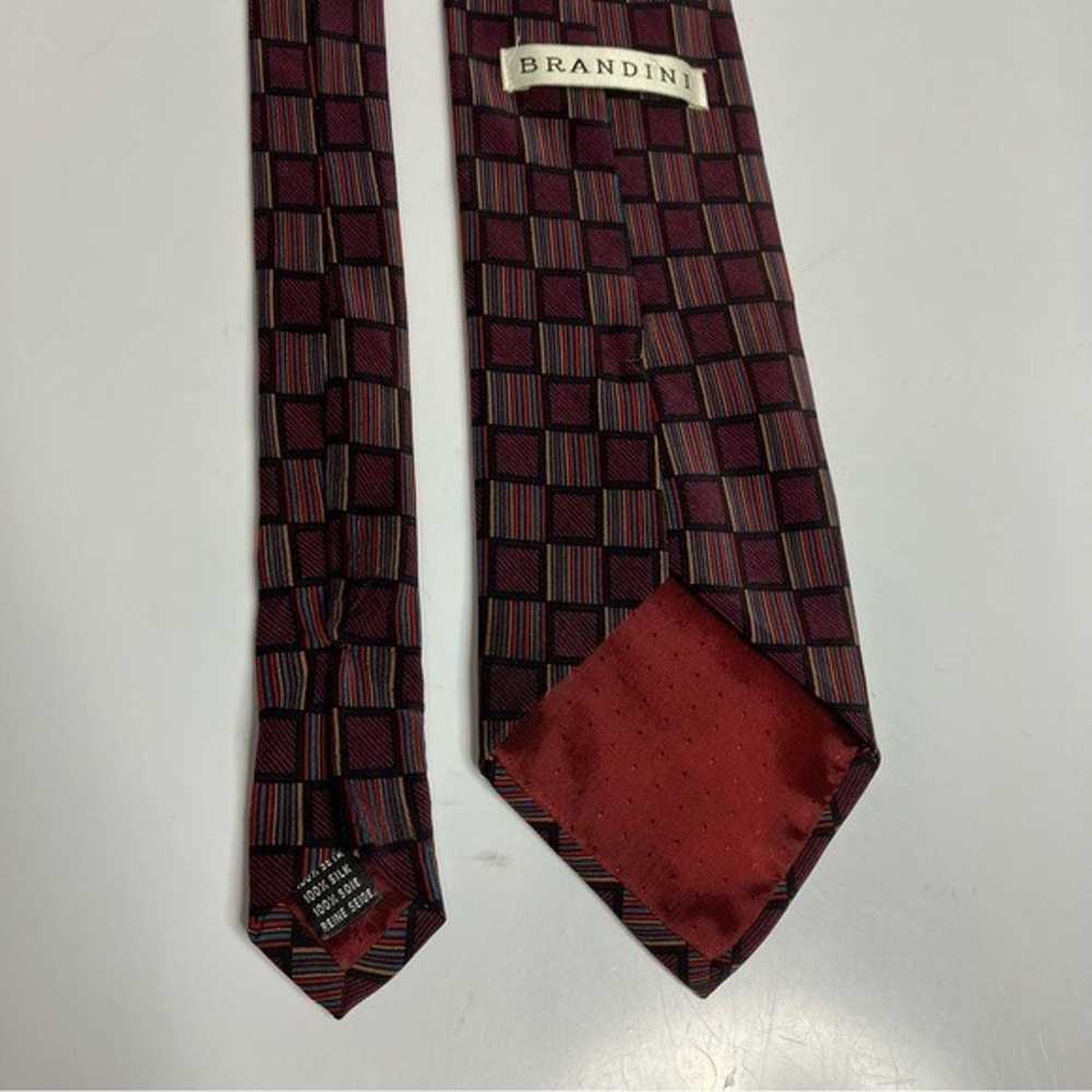 Vintage Brandini 100% silk tie - image 5