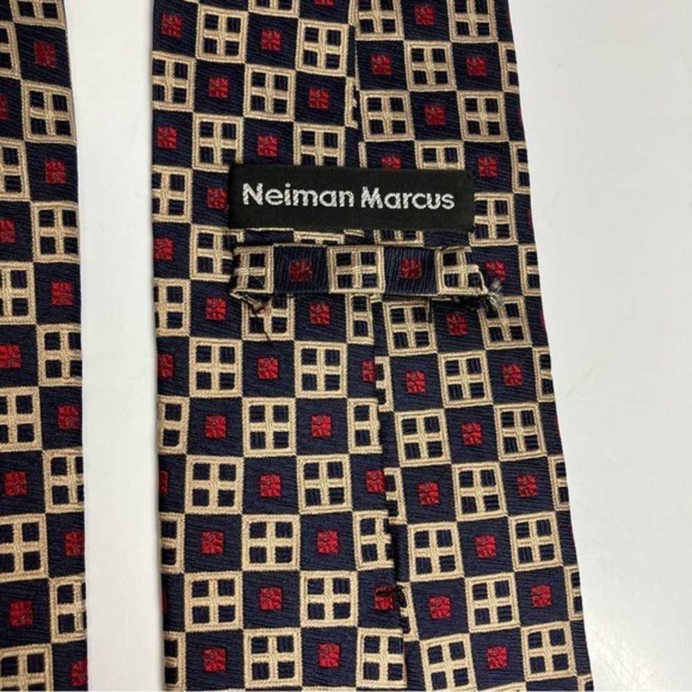 Vintage Neiman Marcus tie 100% silk - image 3