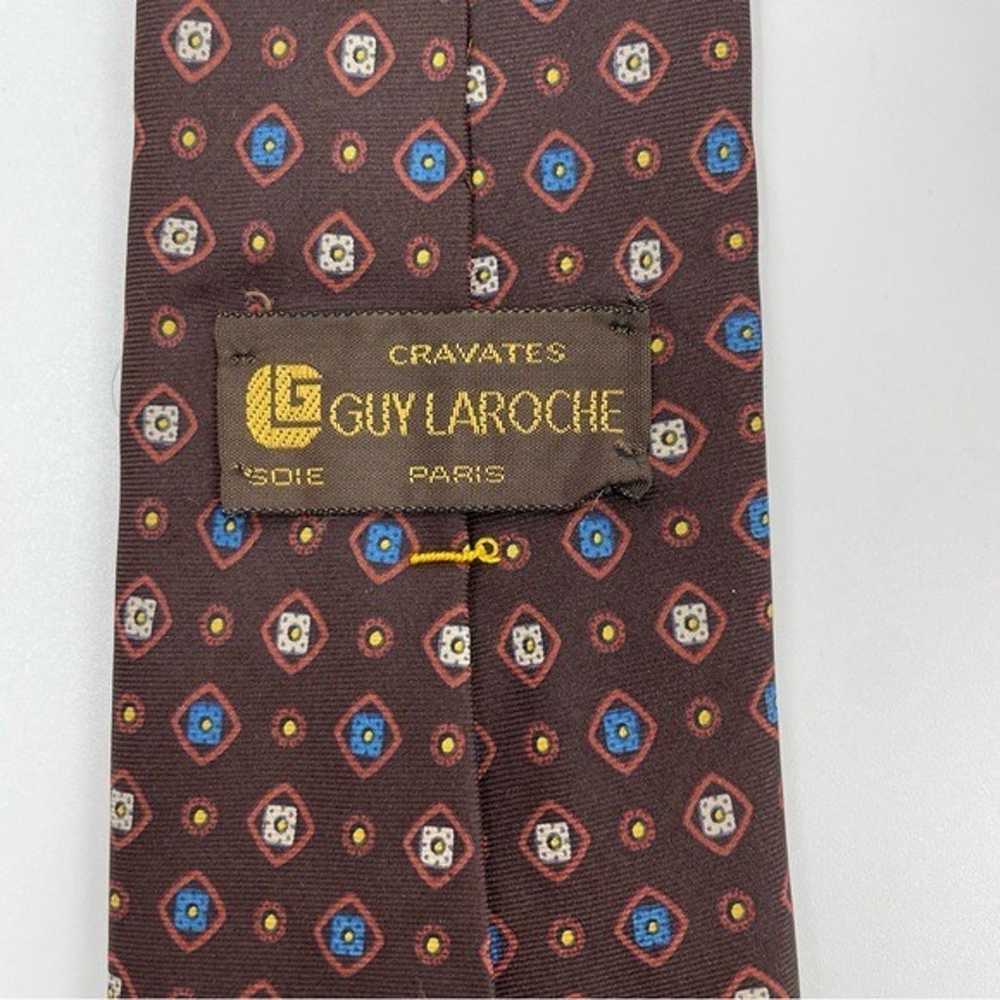 LUXE Men’s Vintage Guy Laroche 100% Silk Neck Tie… - image 6