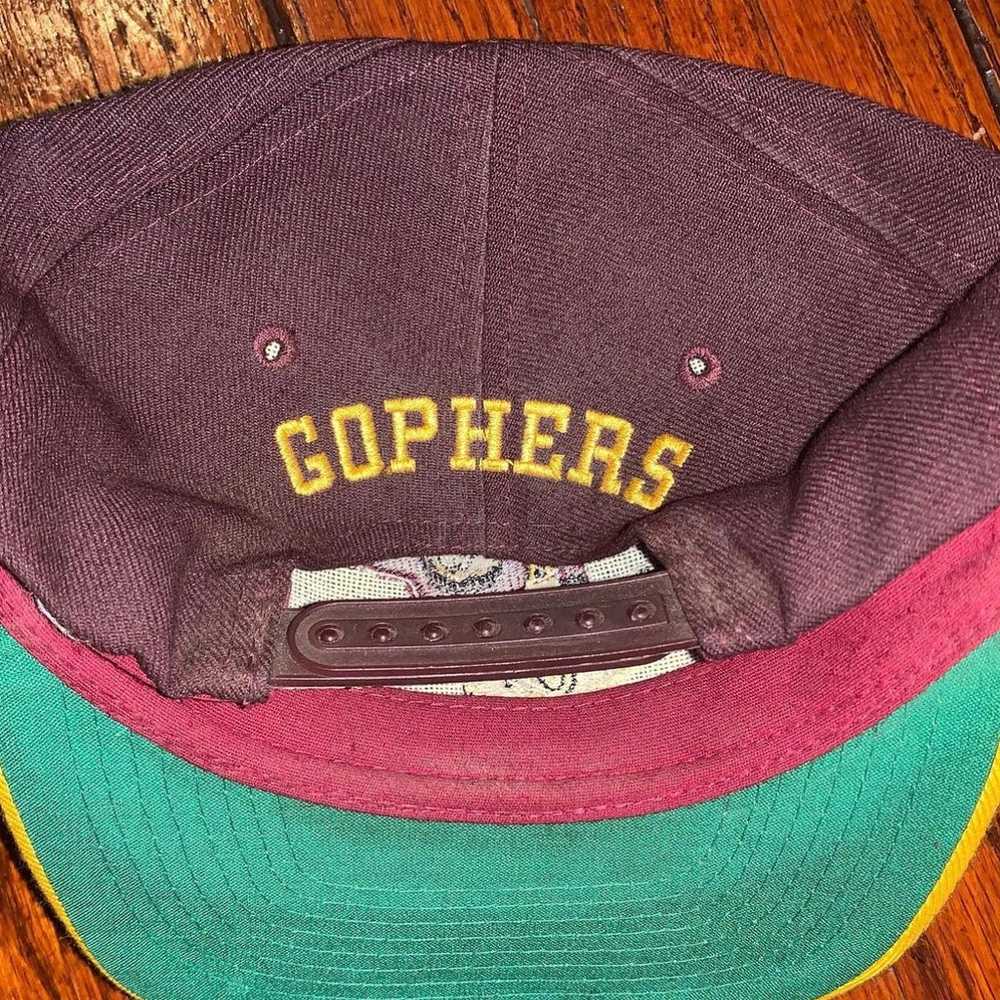 Vintage 90s Minnesota Gophers Snapback Hat - image 3