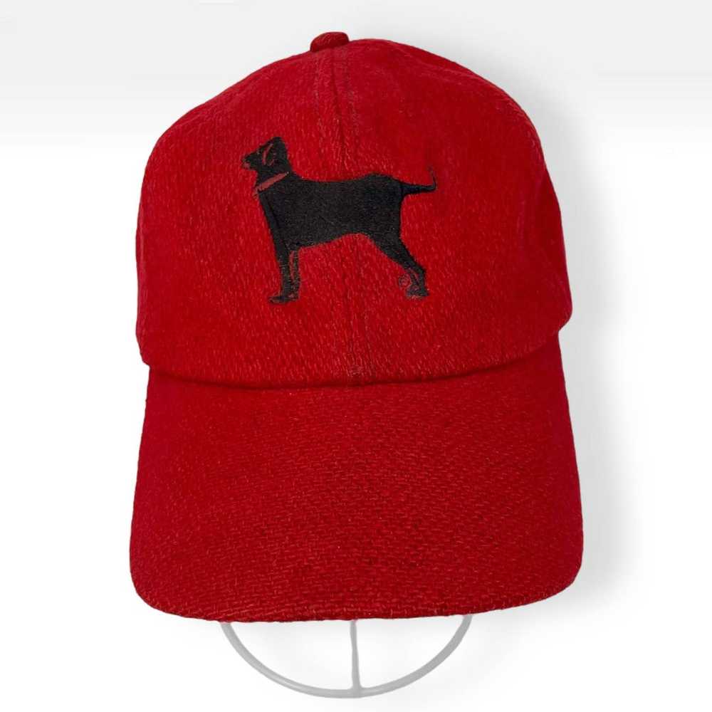 90s SCHUMAN SULLIVAN Vintage Red Embroidered Dog … - image 10