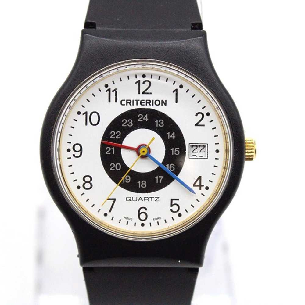 CRITERION Watch Mens Black Tone Stainless Steel C… - image 2