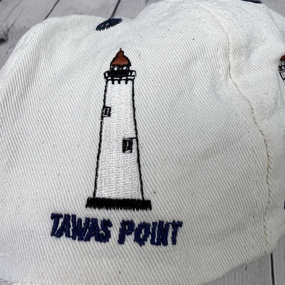 Vintage Michigan 4 Lighthouses Embroidered All Ov… - image 10