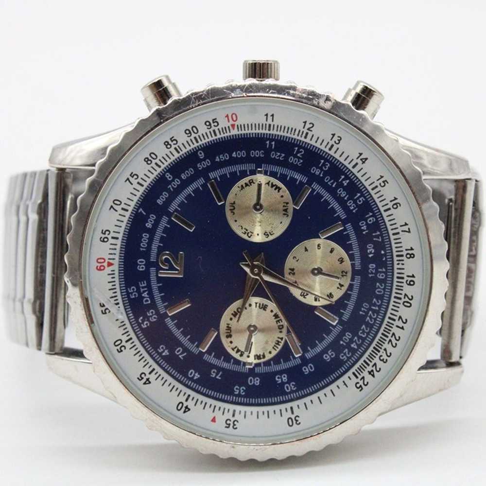 Vintage Haband Mens Watch Silver Tone Stainless S… - image 7