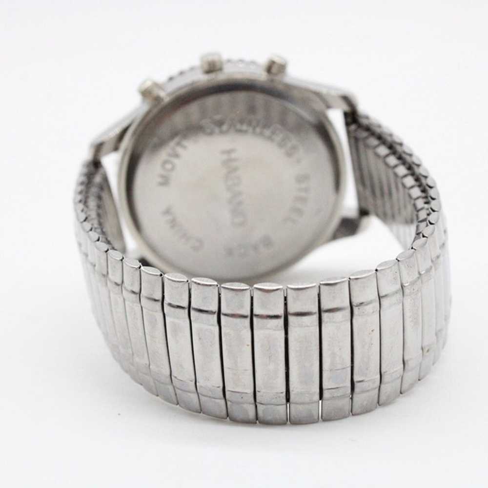 Vintage Haband Mens Watch Silver Tone Stainless S… - image 8