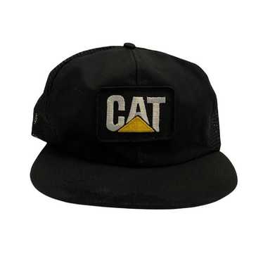 Vintage 1980s CAT Caterpillar Trucker Hat