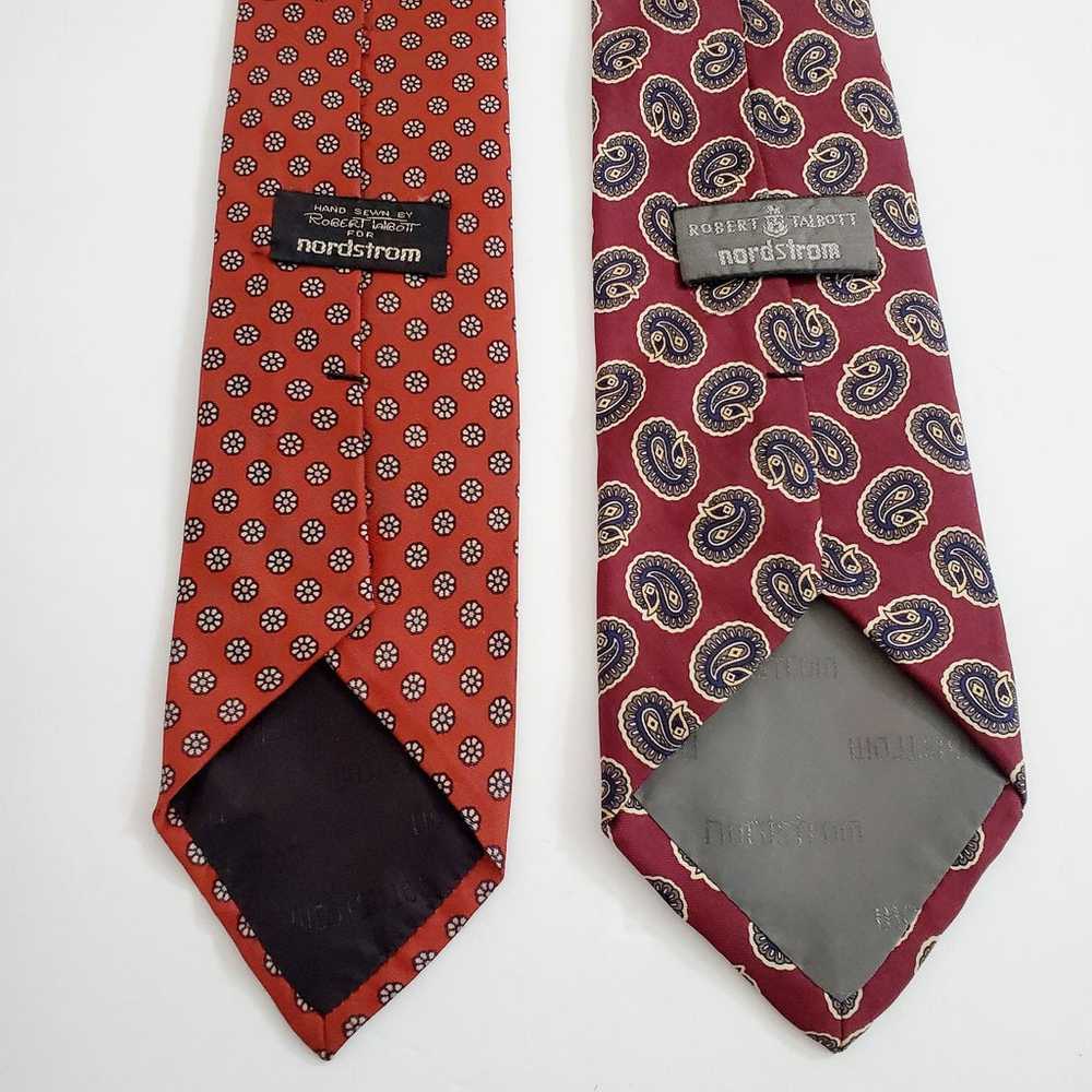 Silk Red Tie Bundle Mens Robert Talbott - image 4