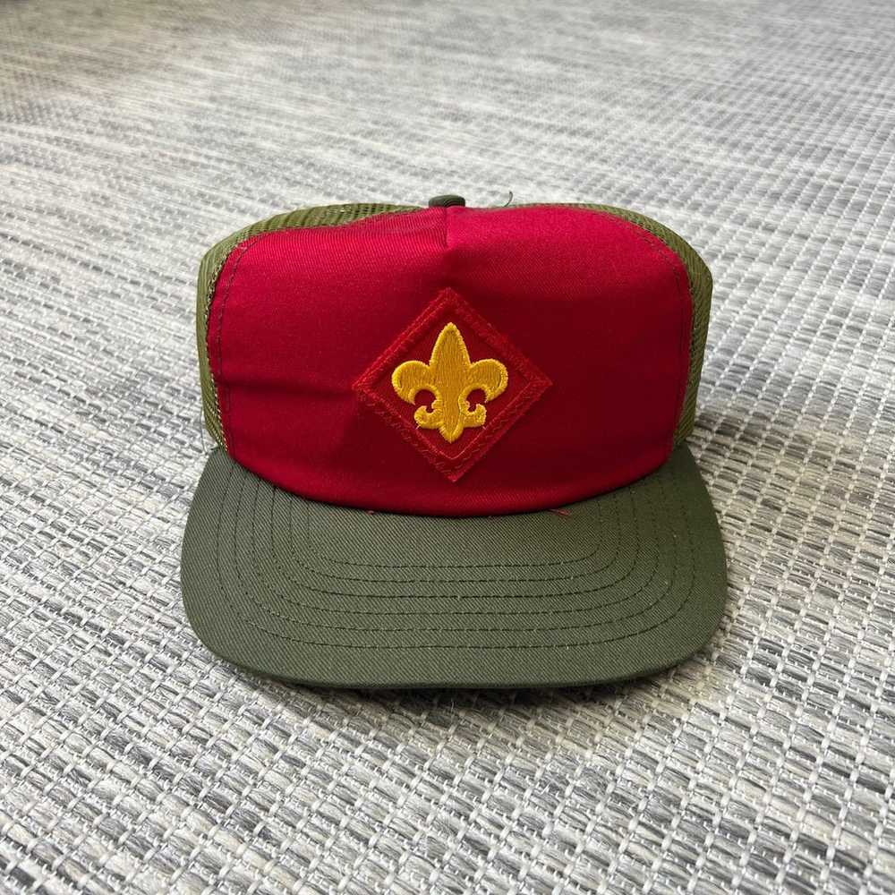 Vintage 90s Scouts of America Boy Scouts Snapback… - image 1