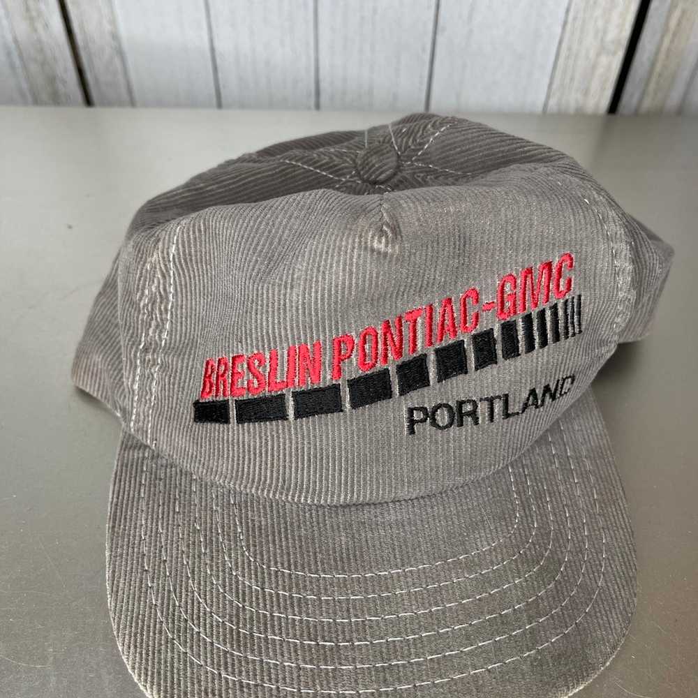 Vintage Pontiac Portland Corduroy Hat Stylemaster… - image 1