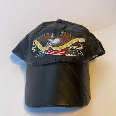 vintage leather america hat ! - image 1