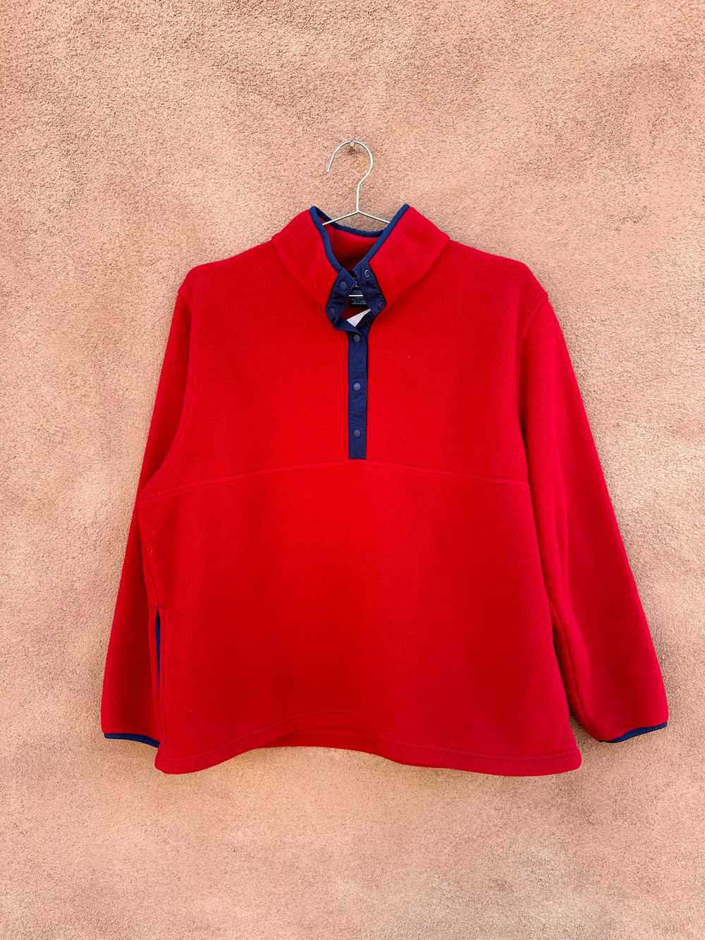 Red L.L. Bean Fleece - image 1