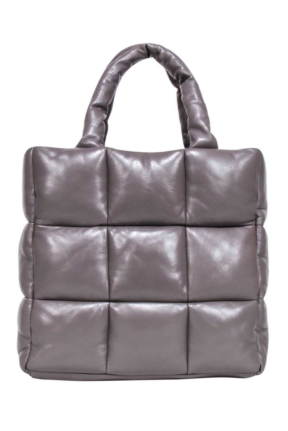 Stand Studio - Taupe Quilted Leather "Assante" Pu… - image 1