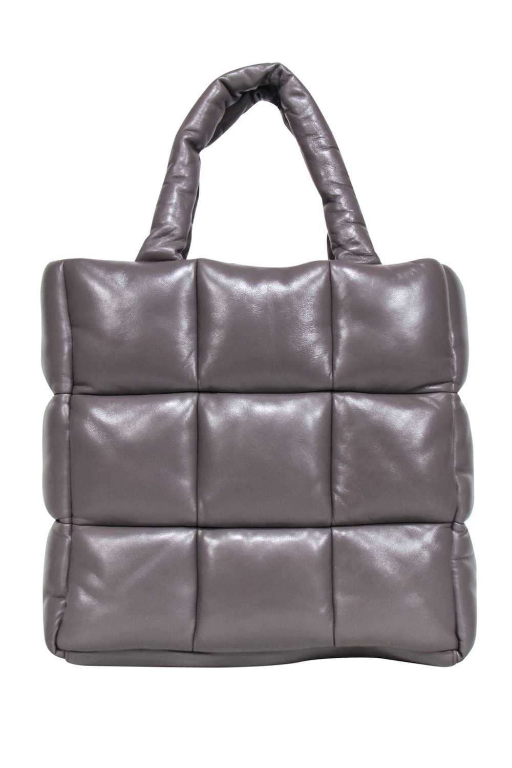 Stand Studio - Taupe Quilted Leather "Assante" Pu… - image 3