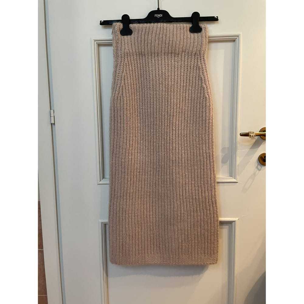 Fendi Wool mid-length skirt - image 2