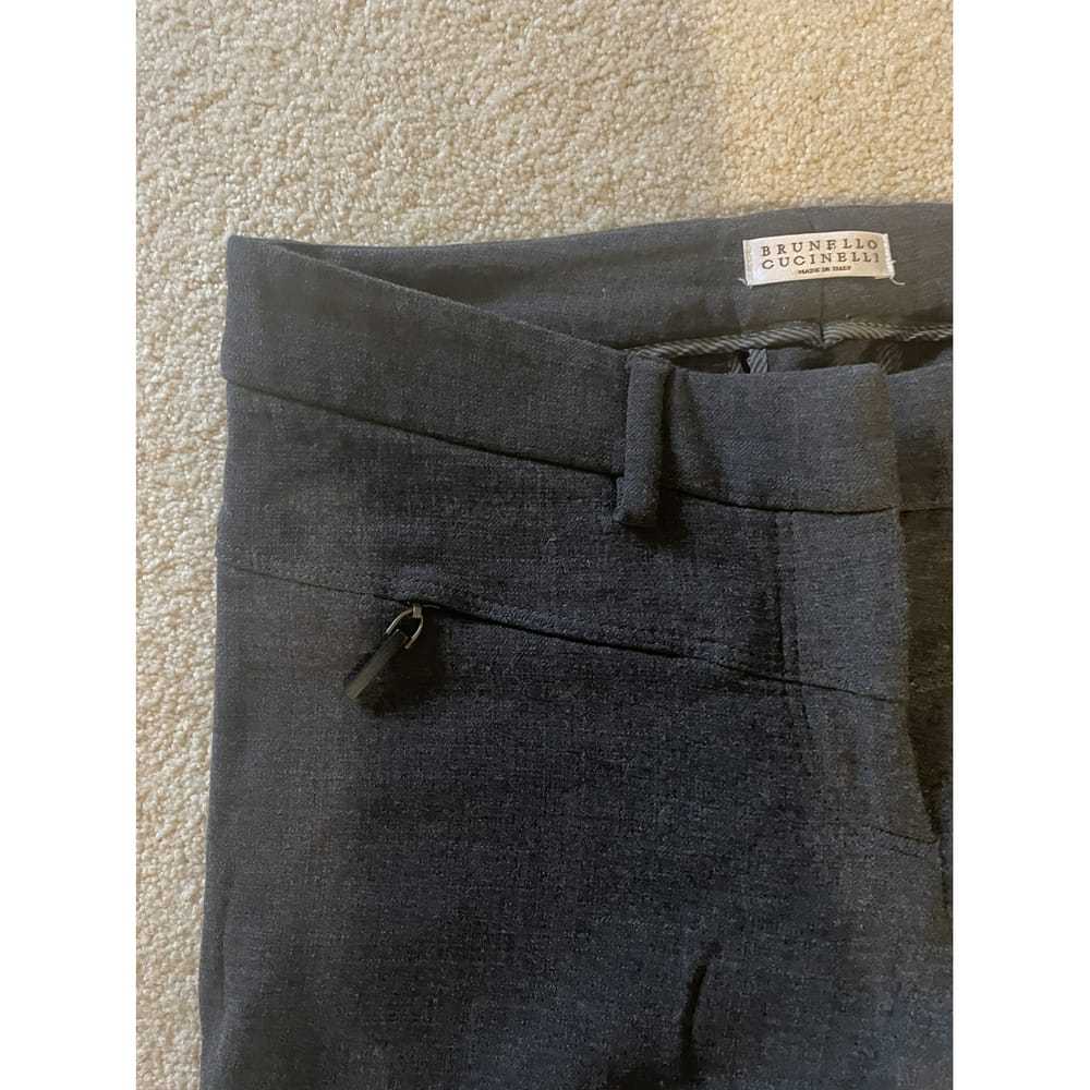 Brunello Cucinelli Wool slim pants - image 2