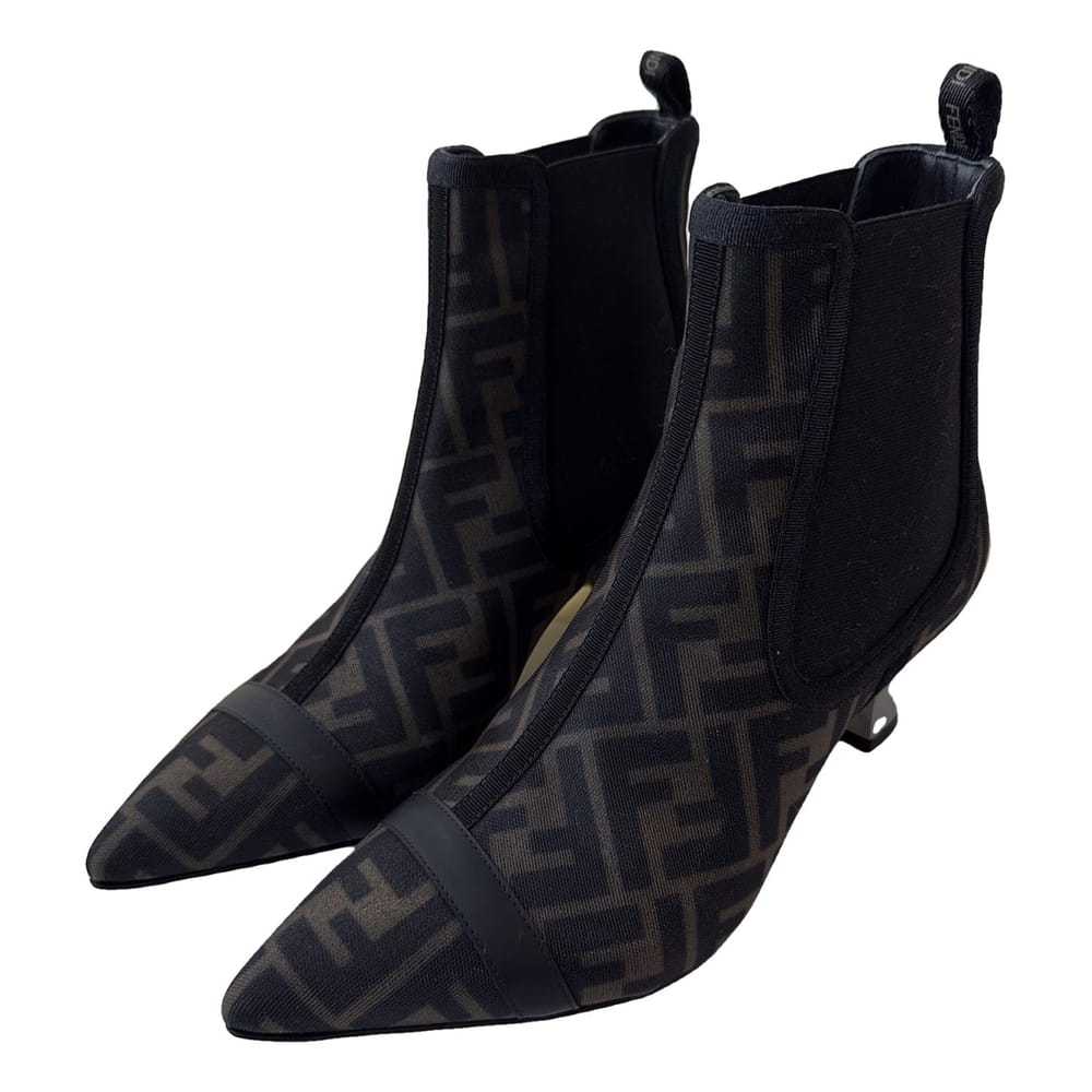 Fendi Colibri cloth mocassin boots - image 1