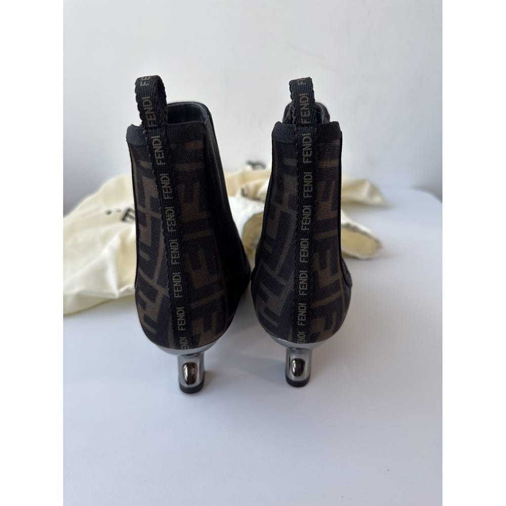 Fendi Colibri cloth mocassin boots - image 3