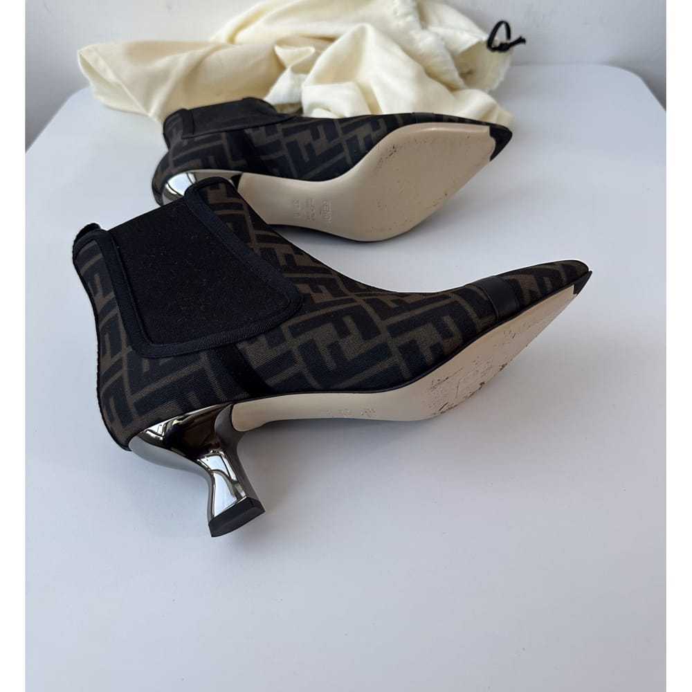 Fendi Colibri cloth mocassin boots - image 5