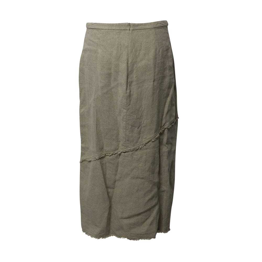 Staud Linen mid-length skirt - image 3