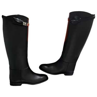 Hermès Jumping leather riding boots - image 1