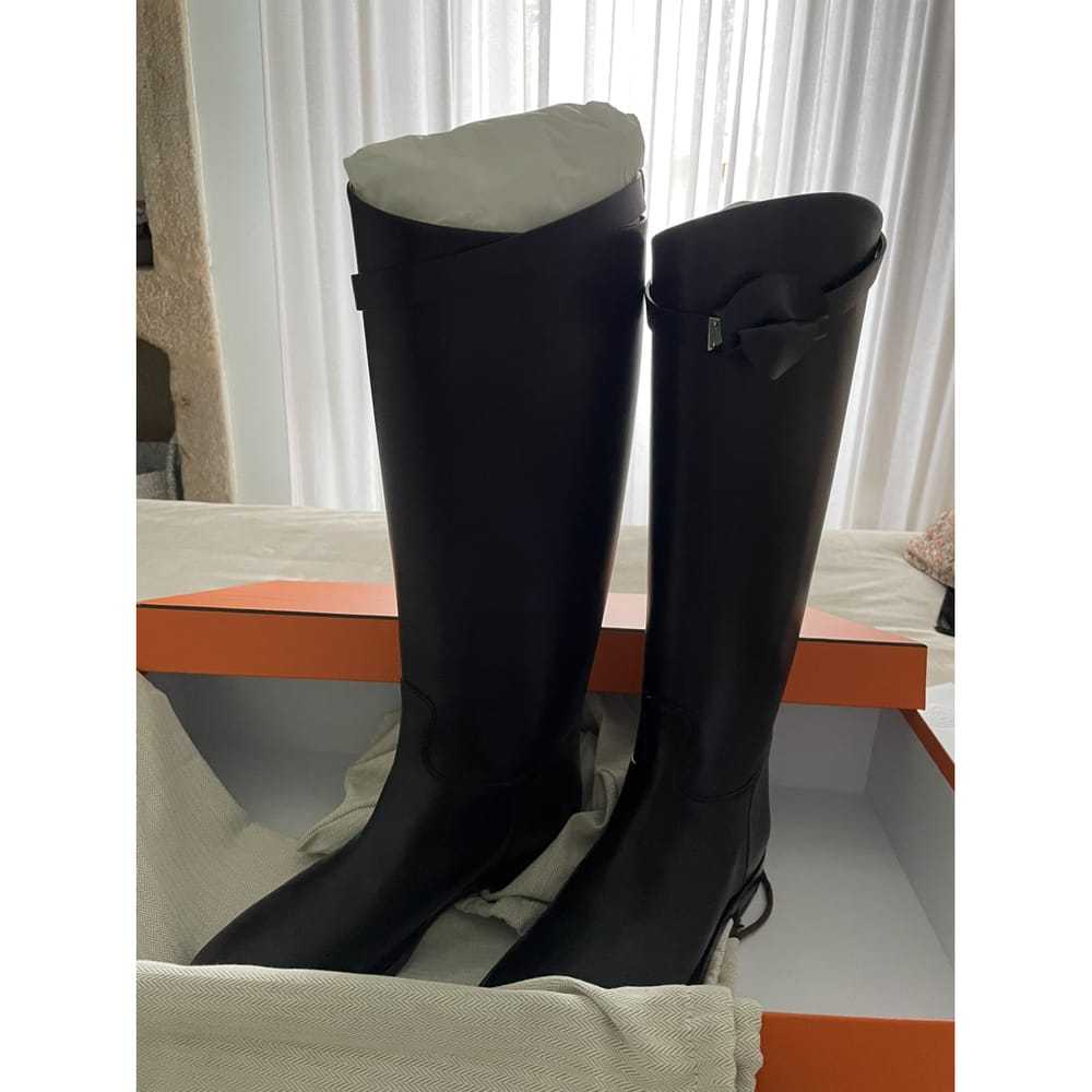 Hermès Jumping leather riding boots - image 6