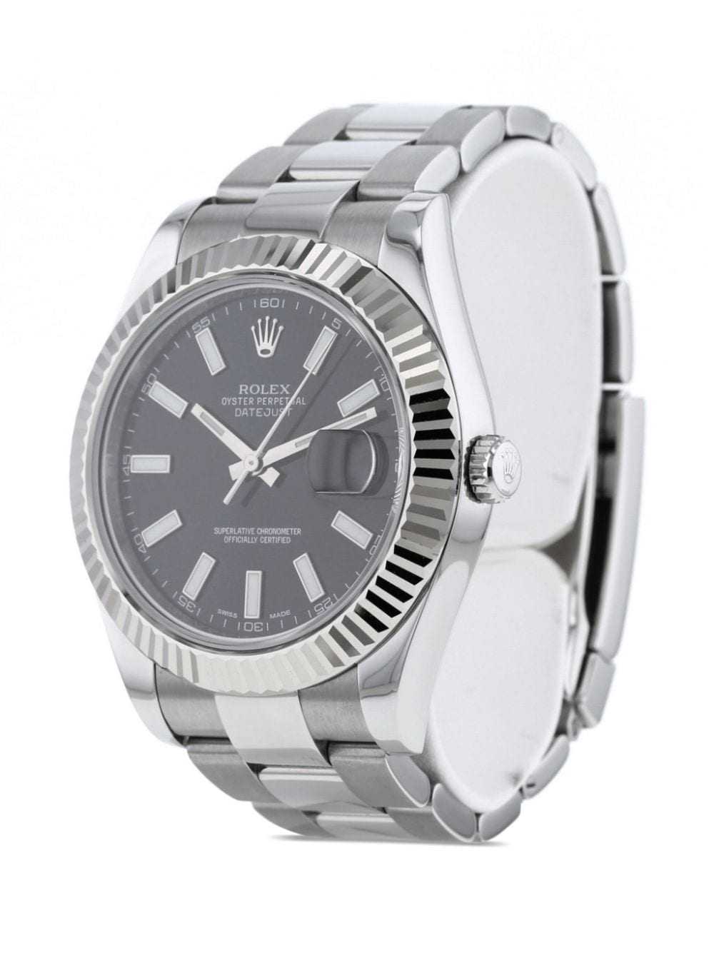 Rolex 2013 pre-owned Datejust 41mm - Black - image 2
