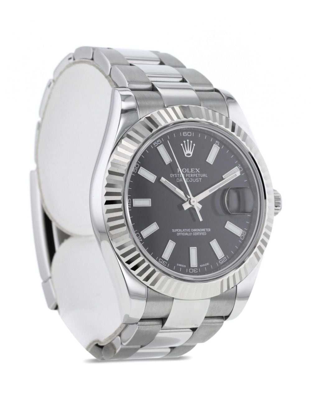 Rolex 2013 pre-owned Datejust 41mm - Black - image 3