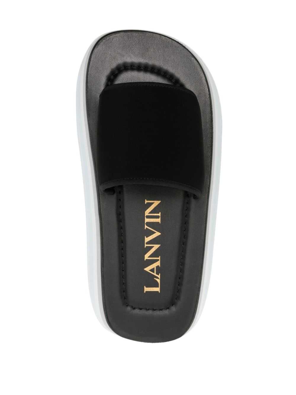 Lanvin Pre-Owned chunky open-toe sandals - Black - image 4