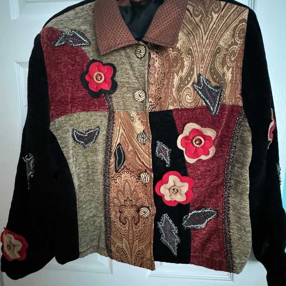 Julia Ku Boho Chic Vintage Jacket - image 1