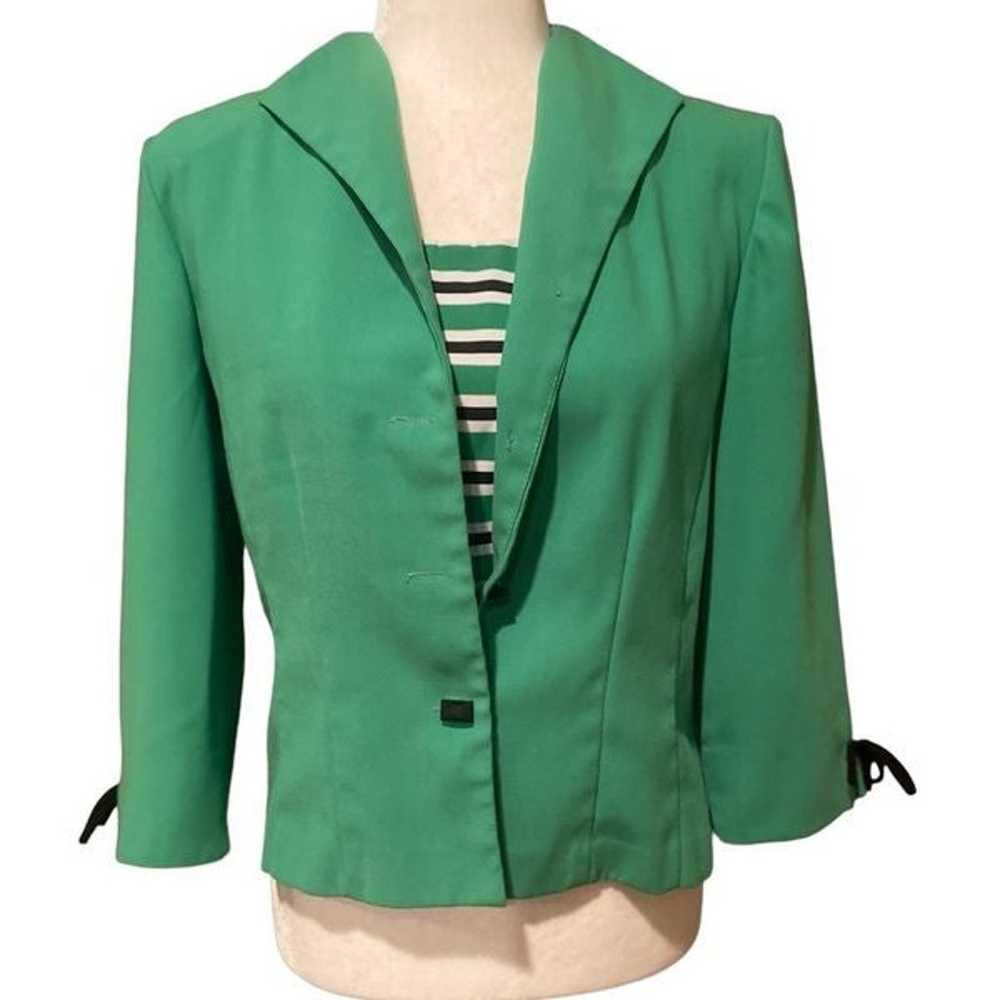 Miss Dorby Green 2 Pc Blazer Jacket Blazer & Unde… - image 1