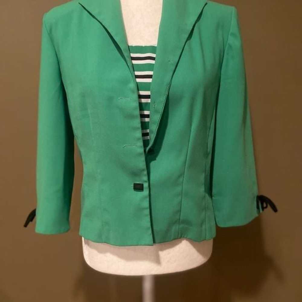 Miss Dorby Green 2 Pc Blazer Jacket Blazer & Unde… - image 3