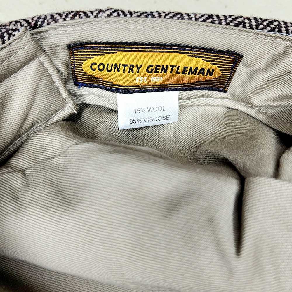 VTG Country Gentlemen Brown Herringbone Newsboy C… - image 8
