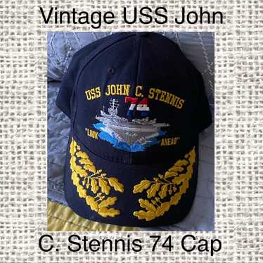 Vintage USS John C. Stennis CVN-74 hat cap
