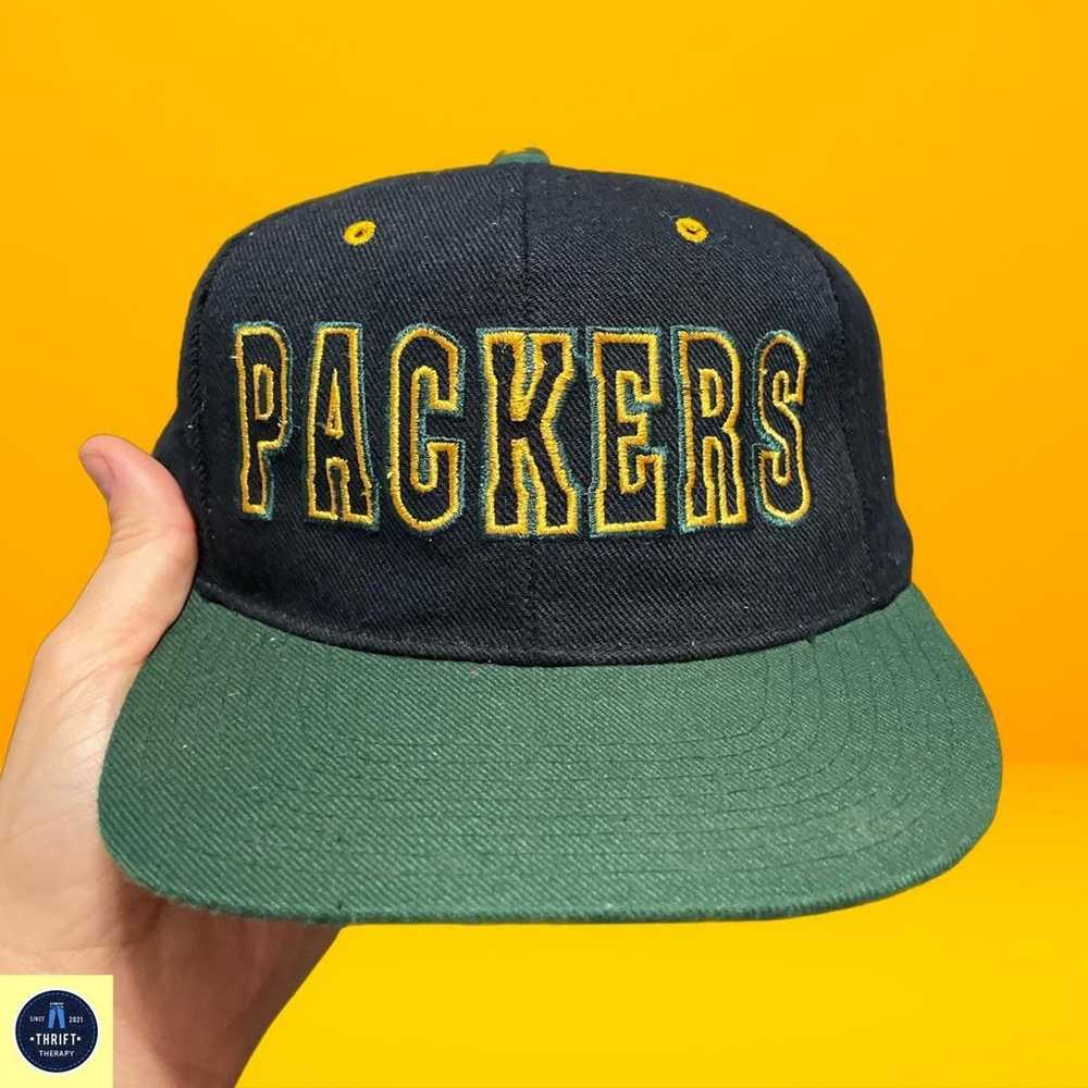 Vintage 90s Pro Player Green Bay Packers NFL snap… - image 1