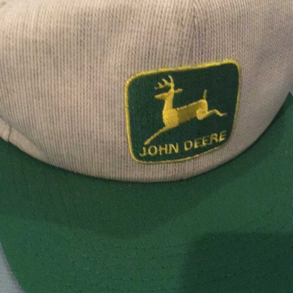 VTG John Deere USA made hat - image 2