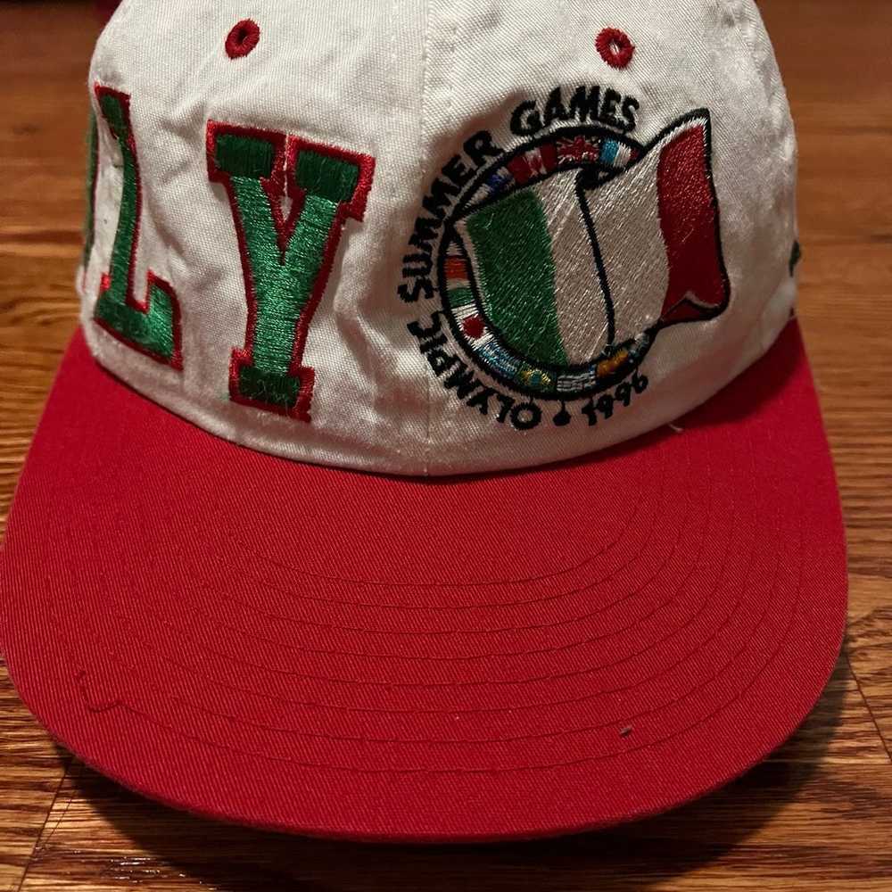 Vintage Italy 1996 Olympics Starter Hat Snapback - image 2