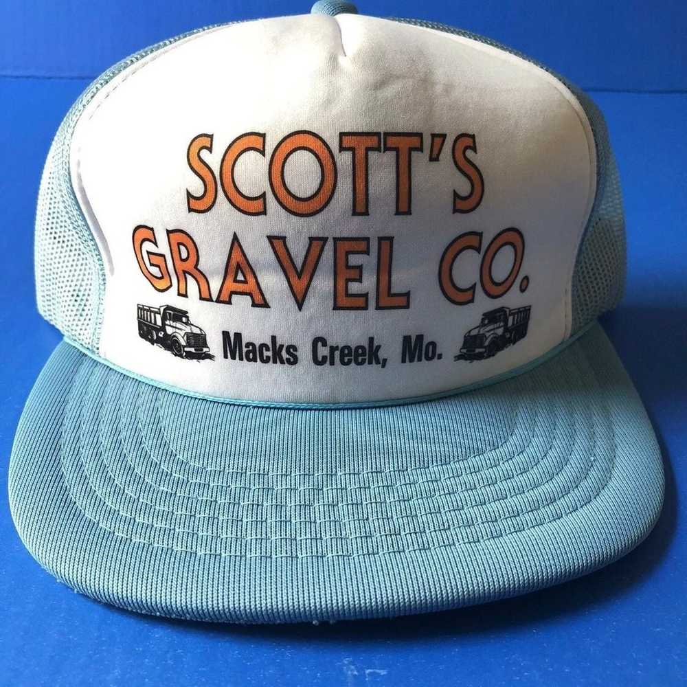vintage mesh snapback trucker cap hat vt - image 11