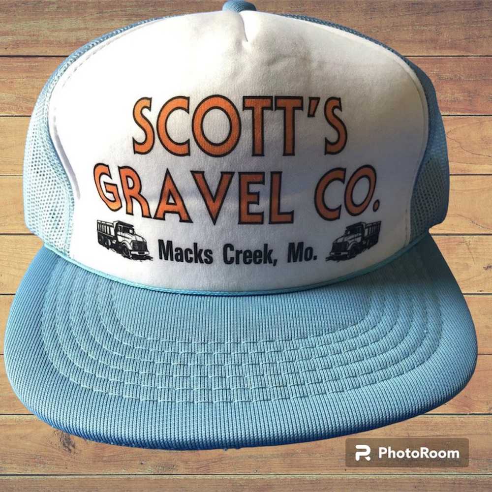 vintage mesh snapback trucker cap hat vt - image 1