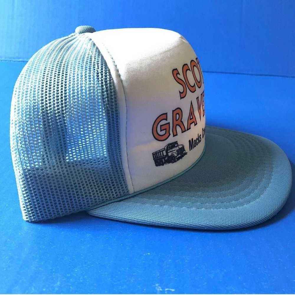 vintage mesh snapback trucker cap hat vt - image 2