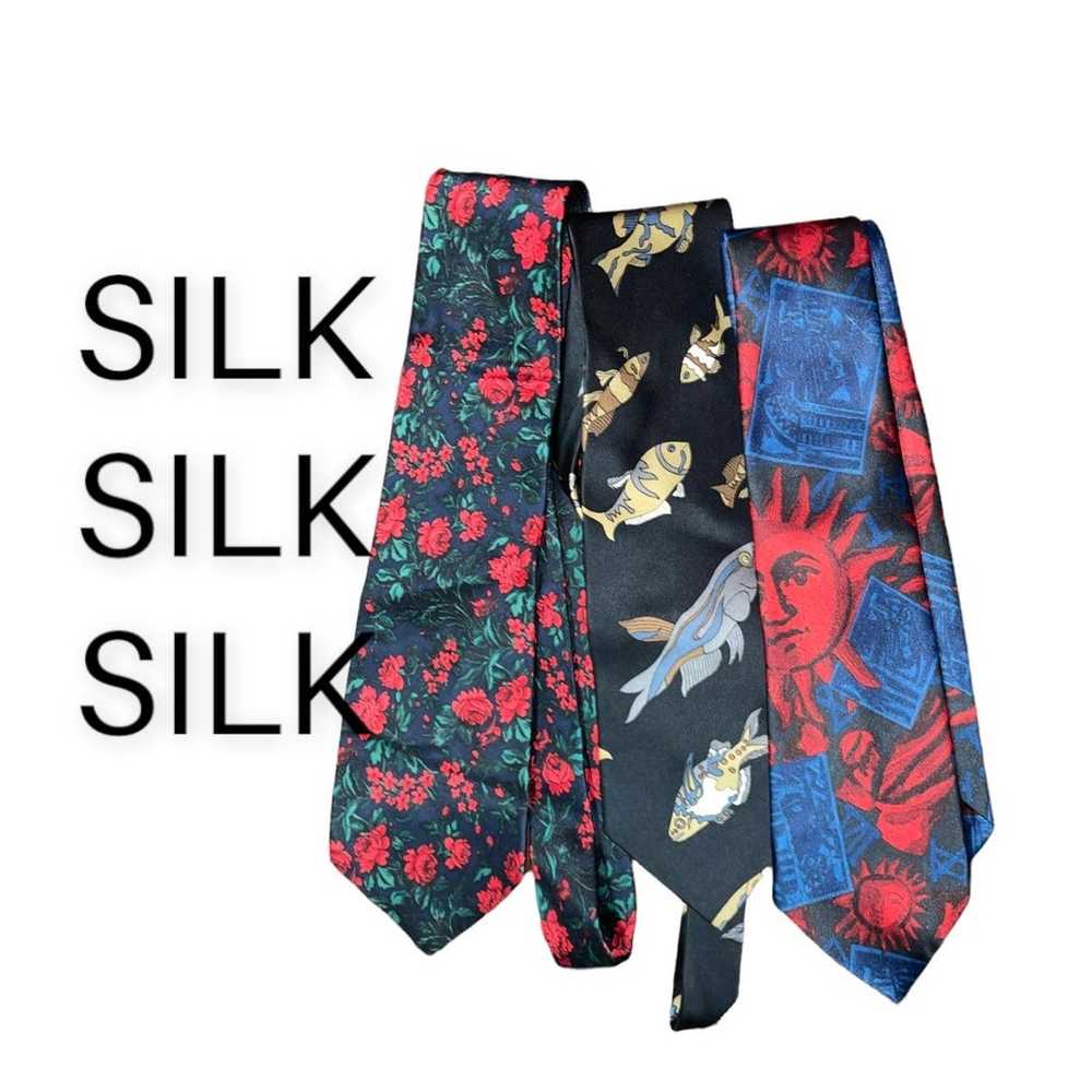 Vintage Korean Silk Ties - image 2