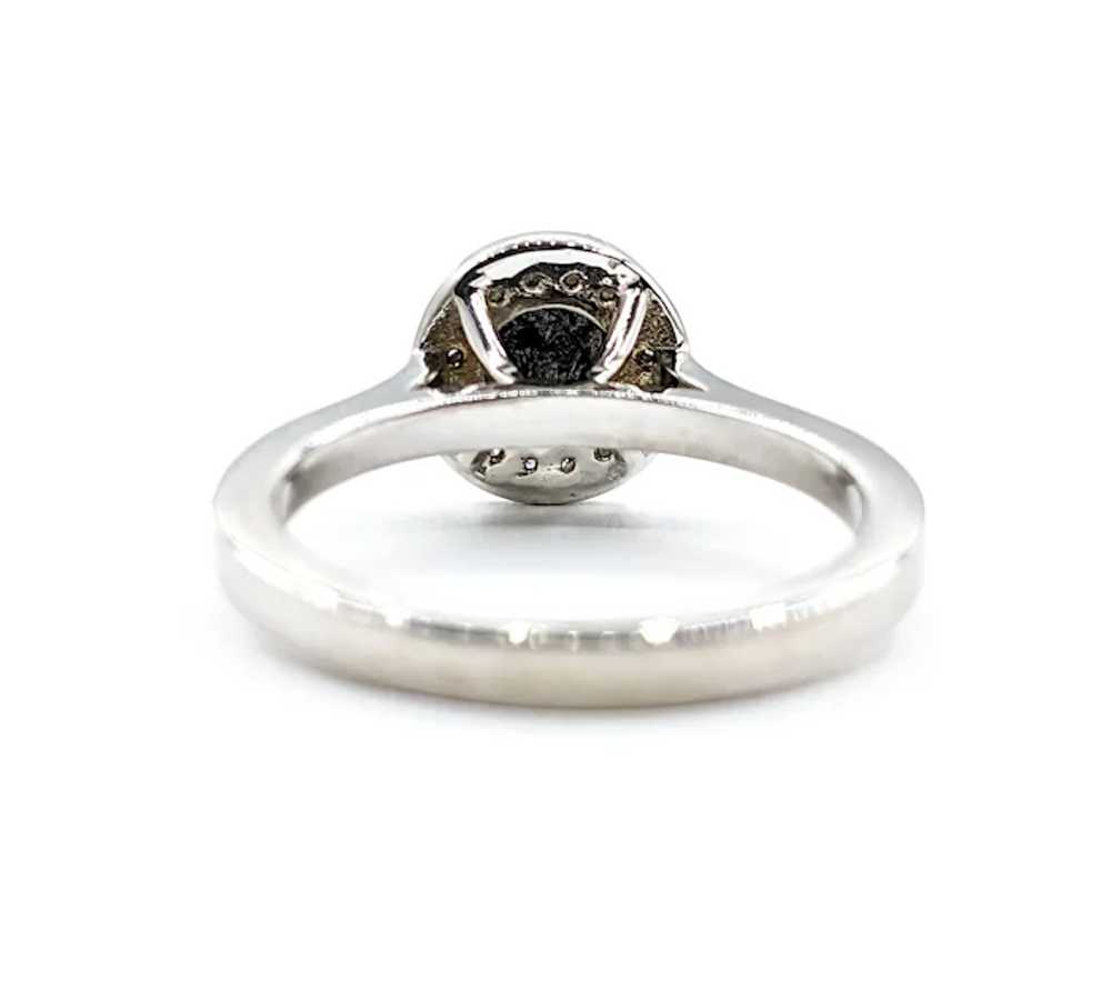 1.25ct Black & White Diamond Ring In White Gold - image 9