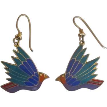 Vintage Laurel Burch "Celeste" Flying Bird Pierce… - image 1