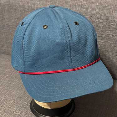Vintage Blank Unitog Blue Hat Adjustable Size SMAL