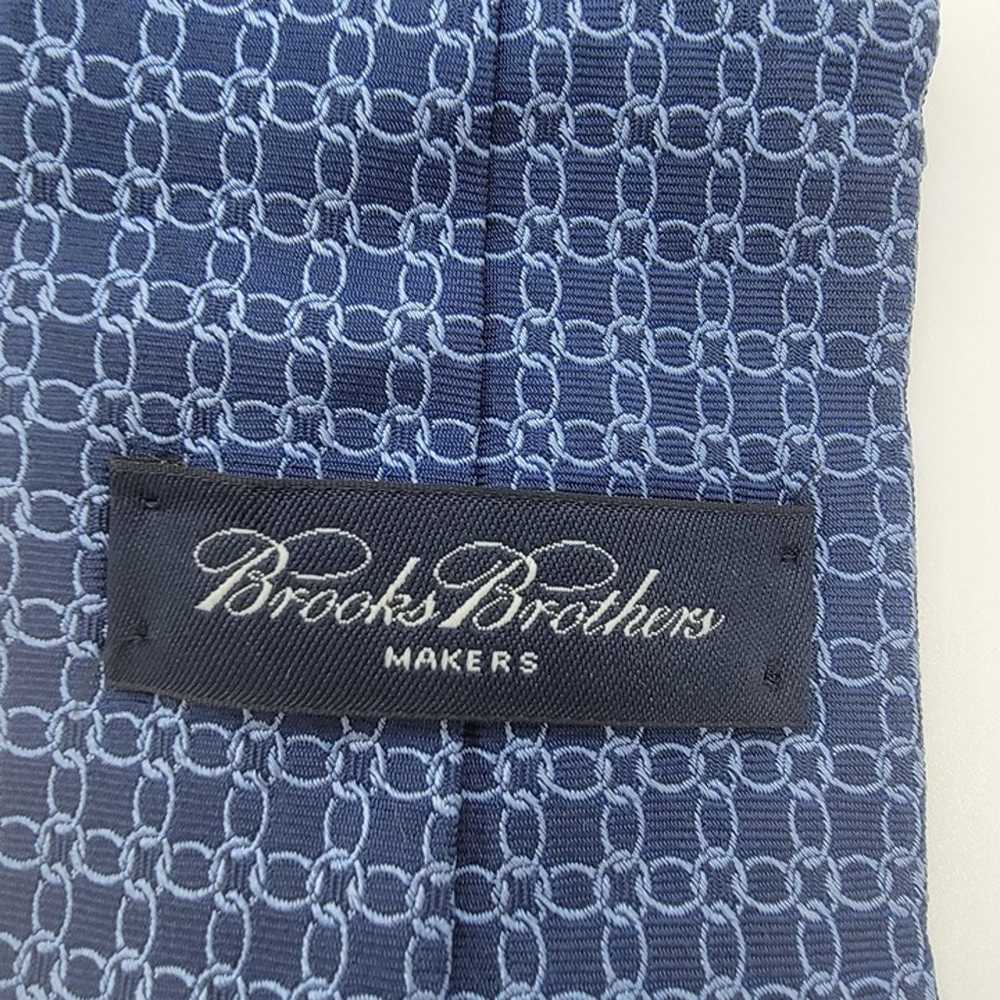 Vintage Brooks Brothers 346 Men’s Blue Circle Pur… - image 3