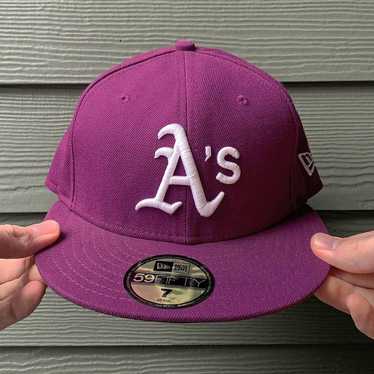 Vintage Oakland A's Athletics New Era Fitted hat cap size 7 3/4 nwot MLB pro model diamond collection 90s